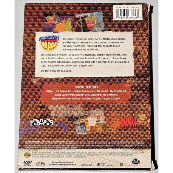 Aqua Teen Hunger Force Volume One 1 DVD Adult Swim Cartoon Network VTG 2003 EUC - Picture 4 of 11